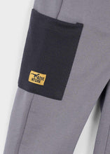 Load image into Gallery viewer, Mayoral Boys Jogger Pants in Grey with Black Pockets: Size 2 to 9
