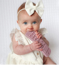 Load image into Gallery viewer, Sensory Popper Teether Phone in Dusty Pink
