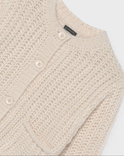 Load image into Gallery viewer, Mayoral English Knit Cardigan in White: Size 8 to 16 Years
