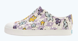 Jefferson Shoes in Shell White/Daisy Grid Print: Size C4 to J5