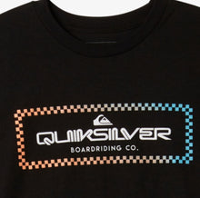 Load image into Gallery viewer, Quiksilver Short Sleeved Tee with Checkerboard Logo Graphic
