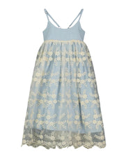 Load image into Gallery viewer, Vignette “Marin” Reversible Dress in Sky Blue: Size 2 to 8 Years
