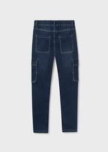 Load image into Gallery viewer, Mayoral Boys Pull-On Denim Cargo Jeans: Size 8-18
