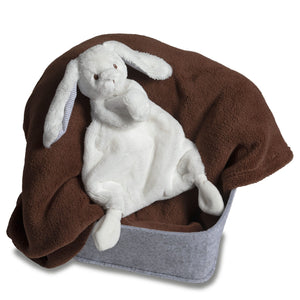 Mary Meyer Silky Bunny Lovey in White