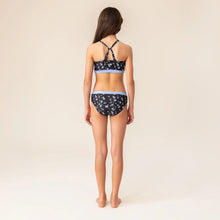 Load image into Gallery viewer, Nano Girls “Floral” Print with Blue Bikini: Size 3 to 14 Years
