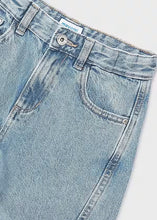 Load image into Gallery viewer, Mayoral Wide Leg Denim Jeans in Light Wash: Size 10 to 18 Years
