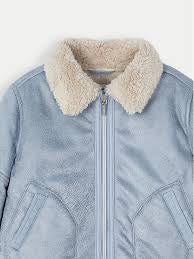 Mayoral Girls Sherpa Lined Coat