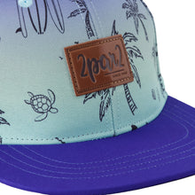 Load image into Gallery viewer, Deux Par Deux Boys Baseball Cap “Gradient Beach” Size 6/24M to 7/12 Years
