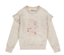 Load image into Gallery viewer, Baby Girl “Love to Dream” Shirt with Ruffle Detail: Size 6/9M to 6 Years
