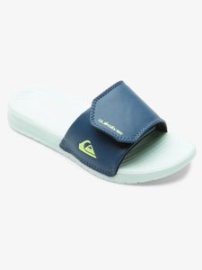 Quiksilver “Bright Coast Glow Youth” Slides: Size 2 to 6 Youth