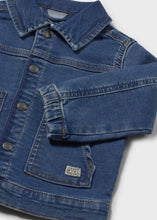 Load image into Gallery viewer, Mayoral Baby Dark Wash Denim Jacket: Size 6M to 36M
