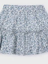 Load image into Gallery viewer, Mayoral Light Blue Floral Print Skirt: Size 2 to 9 Years
