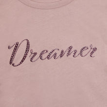 Load image into Gallery viewer, Minymo Organic Cotton “Dreamer” Glitter Graphic Long Sleeved Shirt: Size 2 to 8 Years
