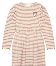 Load image into Gallery viewer, Minymo Ribbed Cotton Striped Dress: Size 2 to 8 Years
