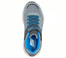 Load image into Gallery viewer, Skechers “Microspec Tread” Sneakers in Blue/Grey: Size 10 to 4
