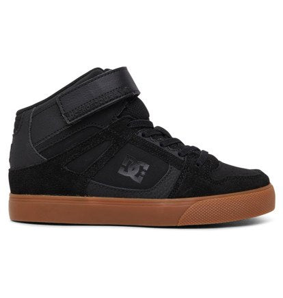 DC Pure High Top EV in Black/Gum : Size 13 to 6