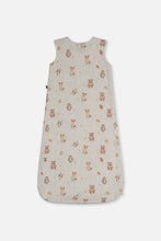 Load image into Gallery viewer, Deux Par Deux “Animal Friends” Print Sleep Sack: Size 0/6M to 18/36M
