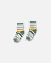 Load image into Gallery viewer, Deux Par Deux NORTH ATLANTIC Socks : Size 3-12
