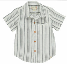 Load image into Gallery viewer, Me &amp; Henry Baby Boys Grey &amp; White Woven Shirt: Sizes 2/3 to Youth 16
