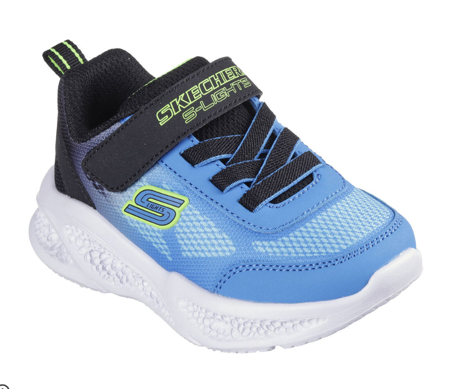 Skechers S-Lights®: Meteor-Lights - Krendox Runners: Size 5 to 10 Toddler