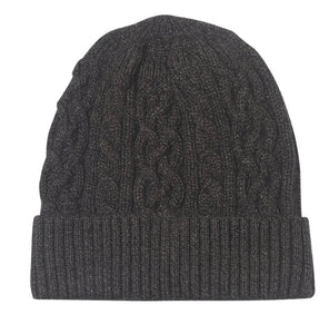 Me & Henry 100% Cotton Knit Toque in Charcoal: Size 0/3 to 11/16 Years