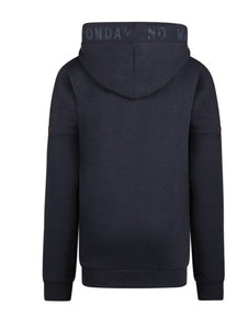 No Way Monday Boys Hoodie Navy Shirt: Size 7 to 14