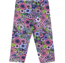 Load image into Gallery viewer, Nano Girls 3/4 Leggings Floral Purple: Size 2-14
