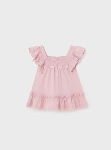 Mayoral Baby ruffled top Better Cotton: Size 6-24M