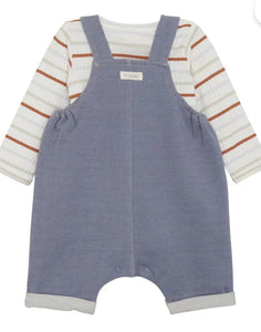 Fixoni Baby Organic Cotton Overall Outfit Set: Sizes 1M to 24M