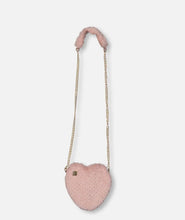 Load image into Gallery viewer, Deux Par Deux Fake Fur Shoulder Bag in Dusty Pink
