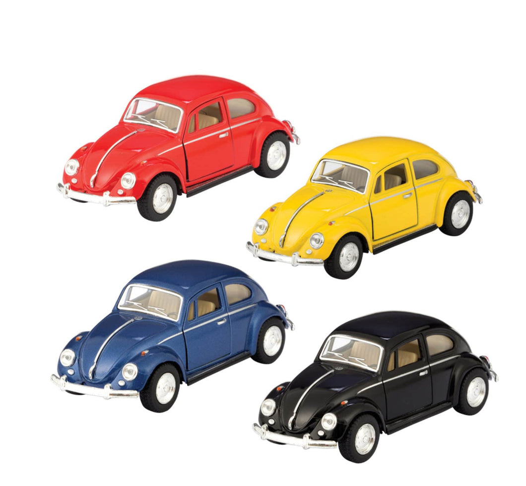 Schylling Retro 1967 Volkswagen Classic Beetle Pull Back Toy (Assorted Colors)