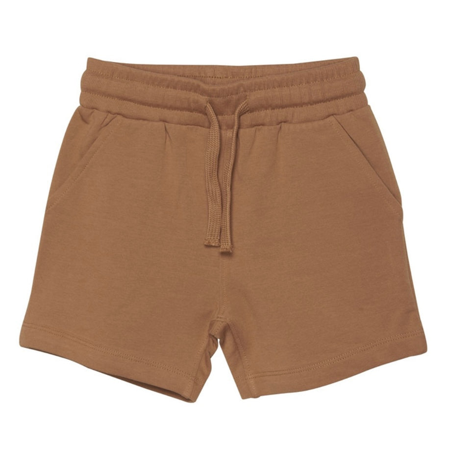 En Fant Jogger Shorts in Terracotta: Size 8 to 14