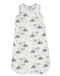 Coccoli Modal 1.5 Sleepsack Lavender Camping Print: Size NB/6M to 18/36M