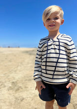 Load image into Gallery viewer, Me &amp; Henry 100% Cotton ‘Catamaran’ Hooded Summer Sweater: Sizes 2/3 to  9/10 Years
