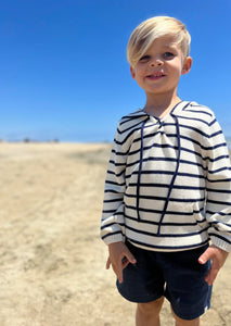 Me & Henry 100% Cotton ‘Catamaran’ Hooded Summer Sweater: Sizes 2/3 to  9/10 Years