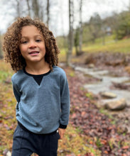 Load image into Gallery viewer, Me &amp; Henry Boys Pull Over Brushed Cotton Shirt in Blue: Size 5/6 to 12 Years

