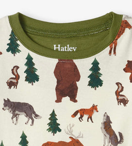 Hatley Forest Creatures Organic Cotton Pajamas : Sizes 2 to 12 Years