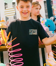 Load image into Gallery viewer, Deux Par Deux “Roar” Dino Graphic Short Sleeved Tee: Size 2 to 10
