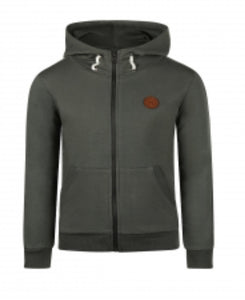 Boys Cotton Army Green Hoodie:Sizes 2 to 12