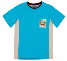 Load image into Gallery viewer, Nano Boys Blue “Bon Voyage” T-shirt: Size 3 to 10
