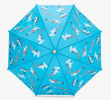 Load image into Gallery viewer, Hatley Shark Print Umbrella
