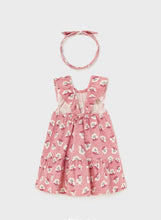 Load image into Gallery viewer, Mayoral Baby printed dress with headband Better Cotton: Size 6-18M
