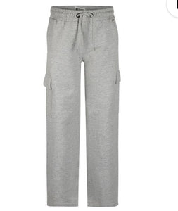 Baggy Cargo Style Jogger Pants in Light Grey: Size 7to 14 Years