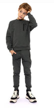 Load image into Gallery viewer, No Way Monday Boys Sweatshirt in Army Green: Size 7 to 14
