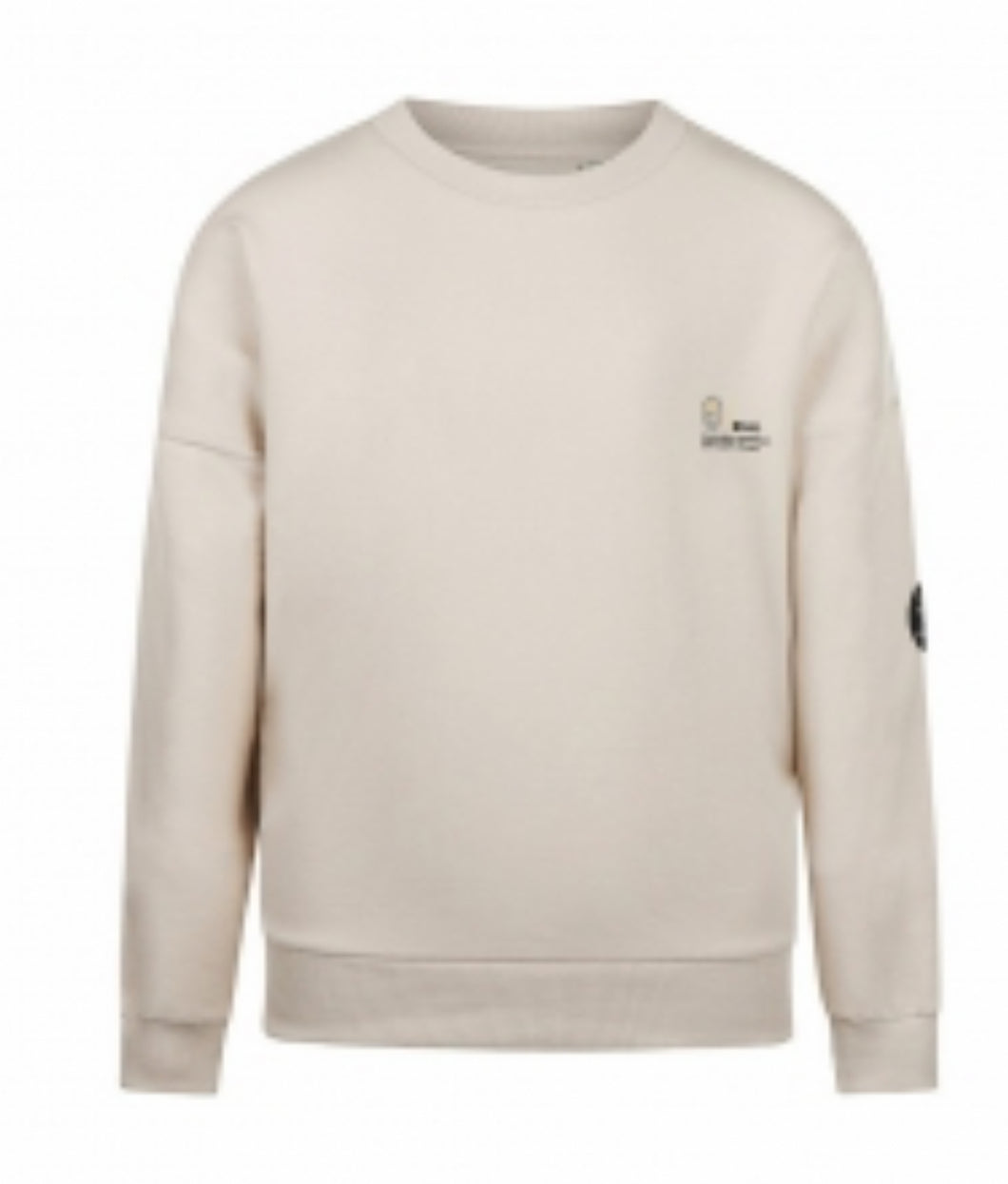 Boys Off White Sweatshirt:Sizes 7 to 14