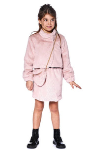 Deux Par Deux Faux Fur Jacket: Size 3 to 12