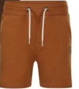 Boys Jog Shorts Cinnamon Brown: Sizes 12m to 7