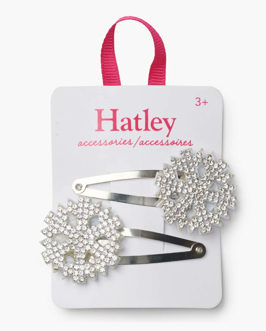 Hatley Glitter Snowflake Hair Clips
