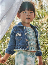 Load image into Gallery viewer, Mayoral Baby Girl Ruffled Denim Jacket: Size 6M to 18M
