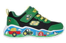 Load image into Gallery viewer, Skechers Barn Squad Buddies Sneakers in Green/Black: Size 5 to 10 Toddler
